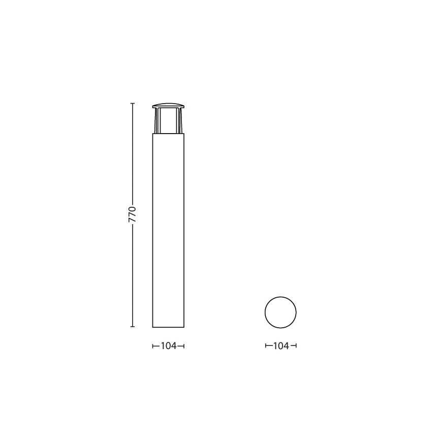 Philips - Udendørs LED lampe 1xLED/6W/230V IP44