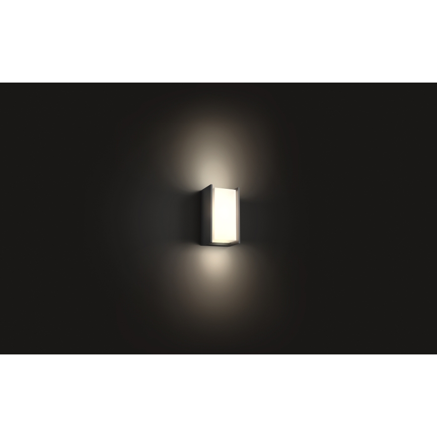 Philips - LED Udendørs væglampe dæmpbar Hue TURACO 1xE27/9,5W/230V IP44