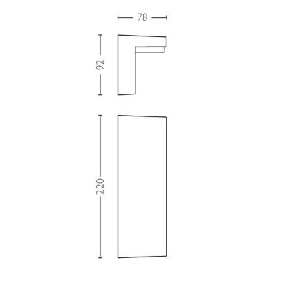 Philips - Udendørs LED væglampe 2xLED/4,5W/230V 4000K IP44