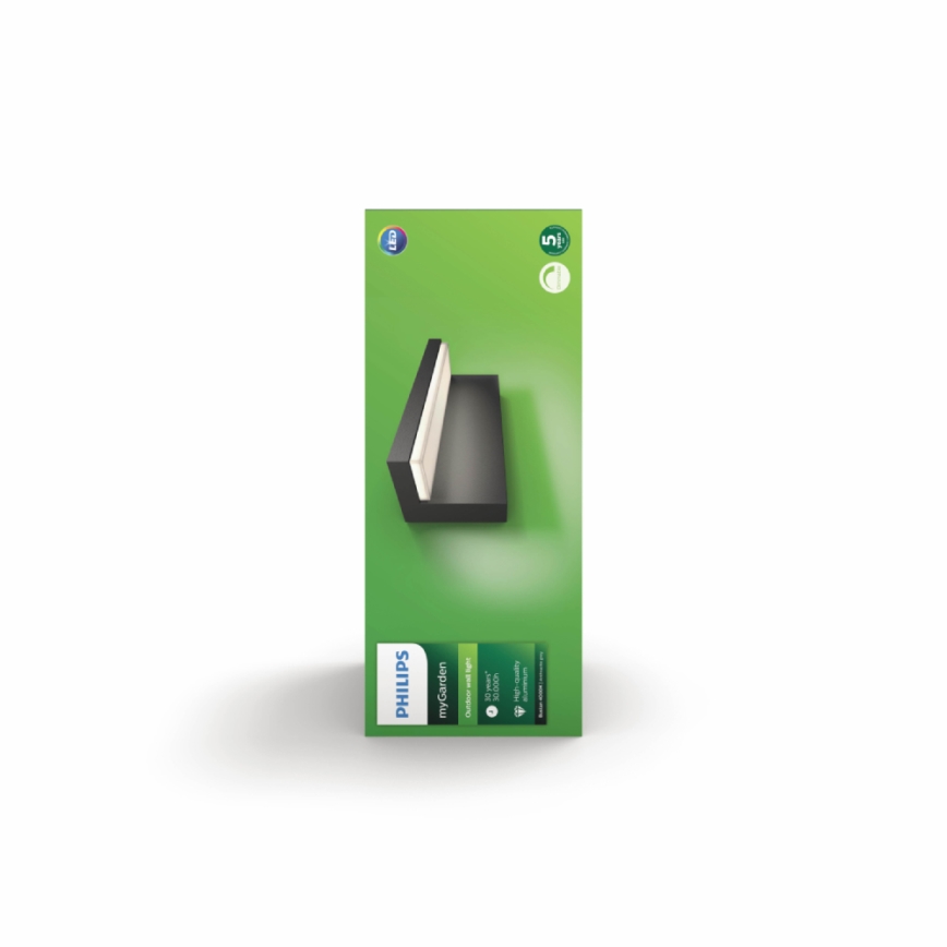Philips - Udendørs LED væglampe 2xLED/4,5W/230V 4000K IP44