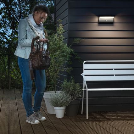 Philips - LED Udendørs væglampe med sensor 2xLED/4,5W/230V IP44