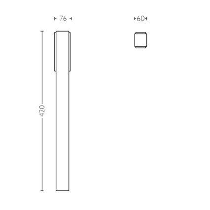 Philips - Udendørs pullertlys 2xLED/4,5W IP44