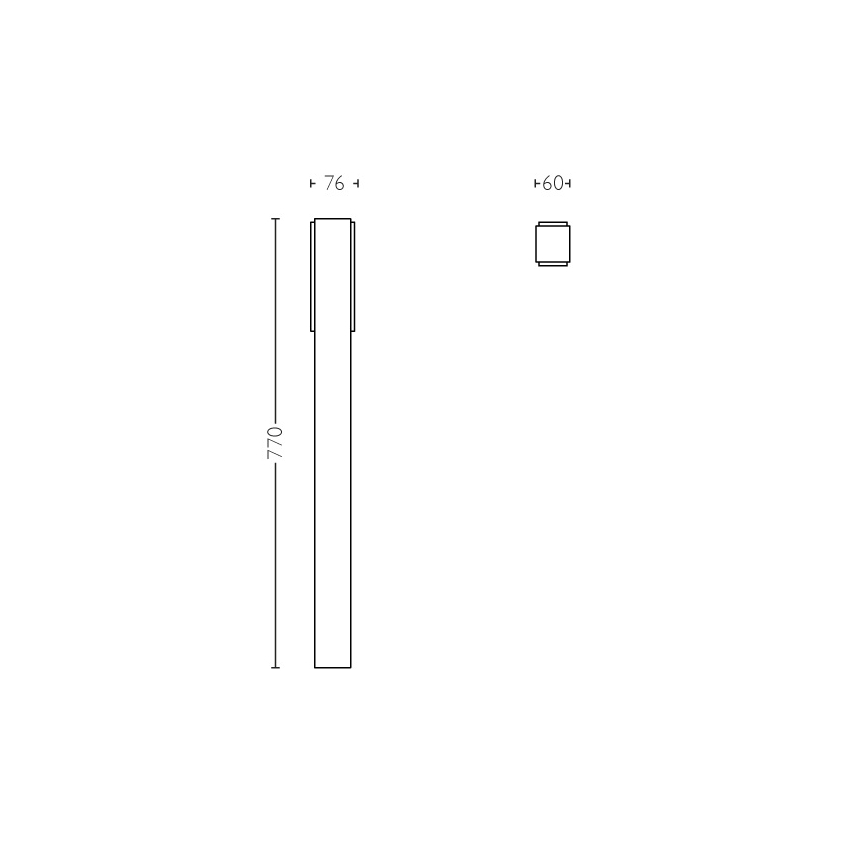 Philips - Udendørs LED lampe 2xLED/4,5W/230V IP44