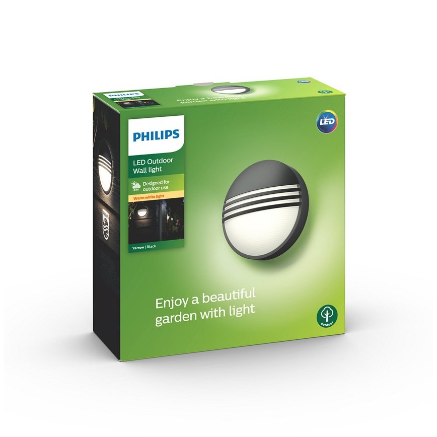 Philips - Udendørslampe 1xE27/60W/230V IP44