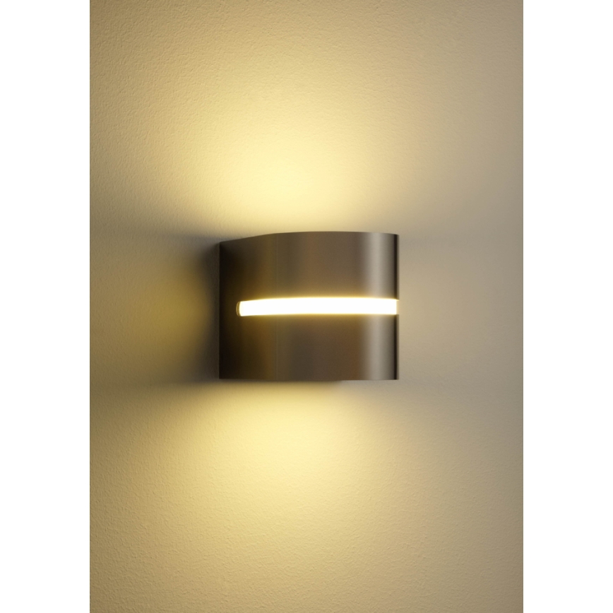 Philips 16928/47/16 - Udendørs væglys MYGARDEN HAZEL 1xE27/20W/230V IP44