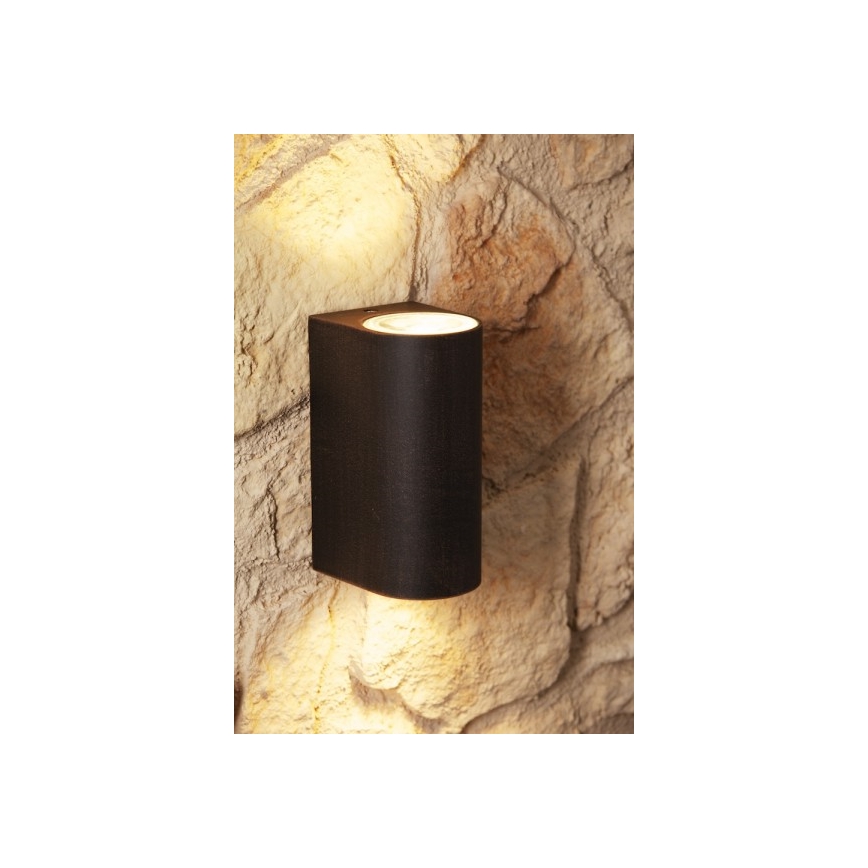 Philips 17102/86/16 - Udendørs væglys MYGARDEN NIGHTINGALE 2xGU10/35W IP44