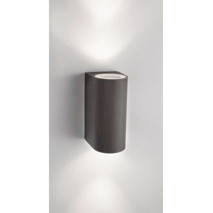 Philips 17102/86/16 - Udendørs væglys MYGARDEN NIGHTINGALE 2xGU10/35W IP44
