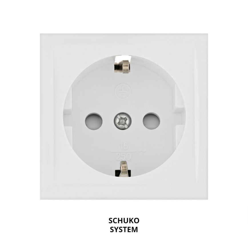 Philips 17108/47/16 - Udvendig stikkontaktsøjle MYGARDEN ROCK 230V IP44 SCHUKO