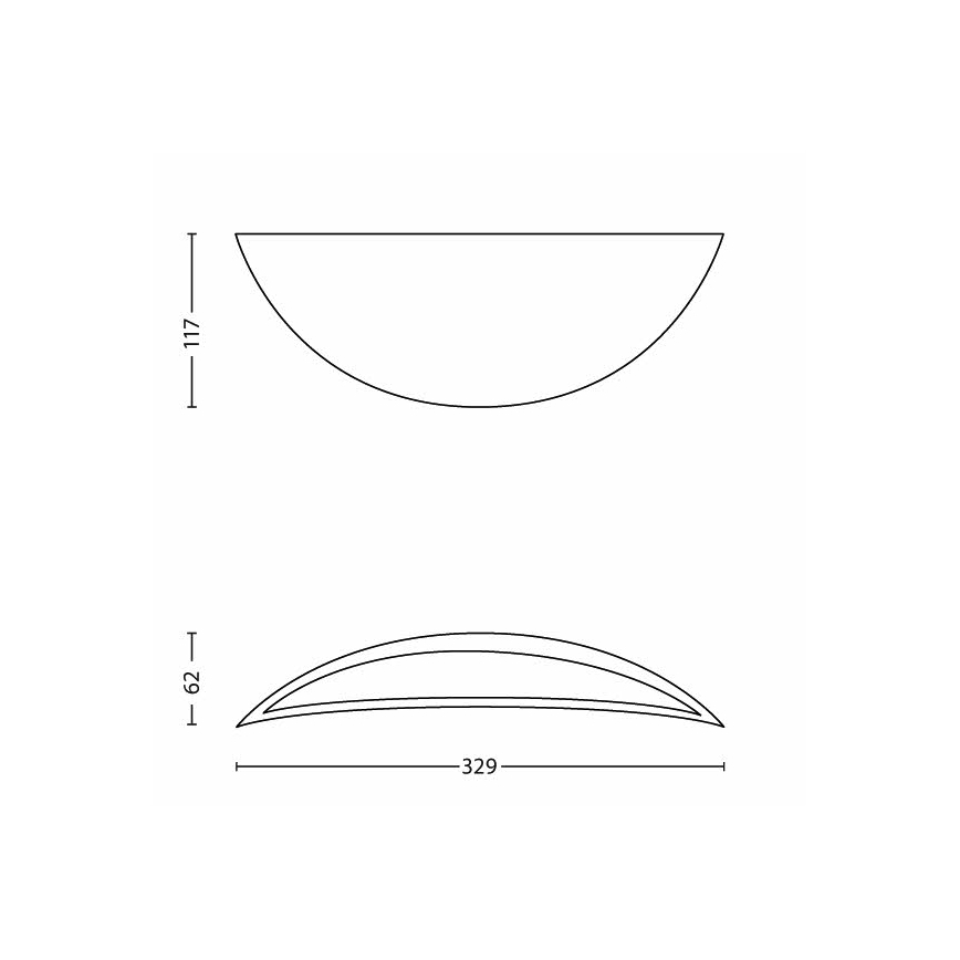 Philips - Udendørs LED væglampe LED/7,5W IP44