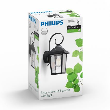 Philips - Udendørslampe 1xE27/60W/230V IP44