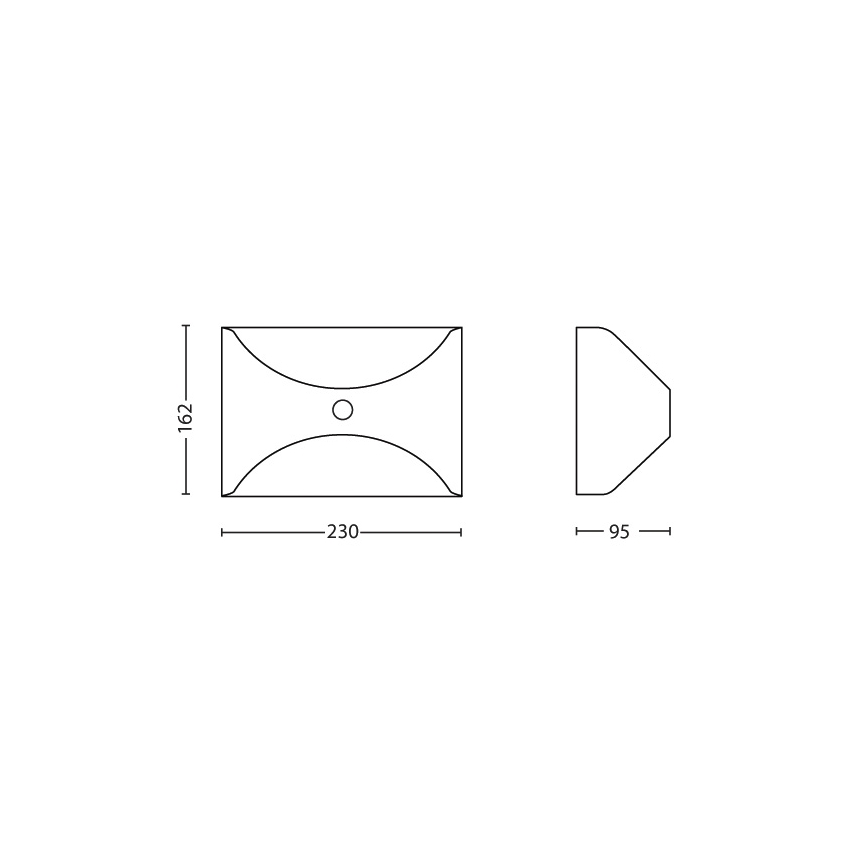 Philips - Udendørs sensorlampe LED/6W/230V IP44
