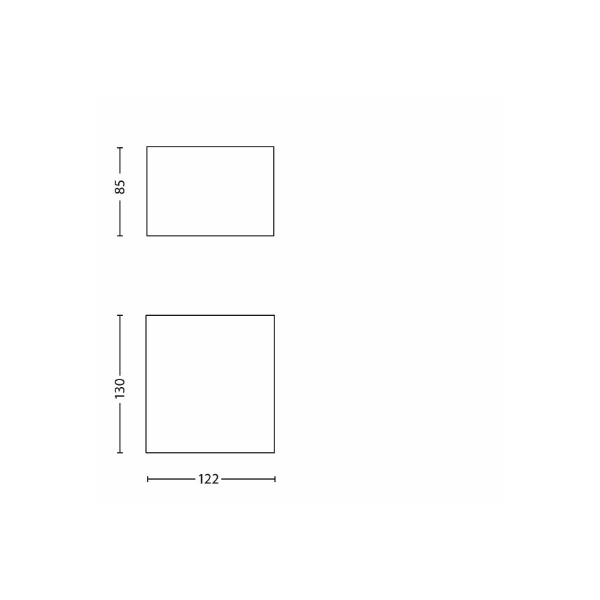 Philips - Udendørs LED væglampe LED/3W/230V IP44