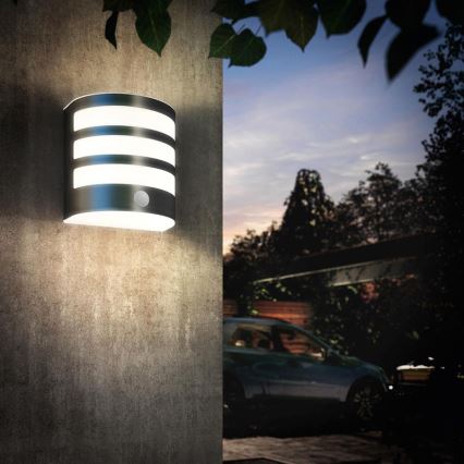 Philips - LED udendørs væglampe med sensor LED/3W IP44