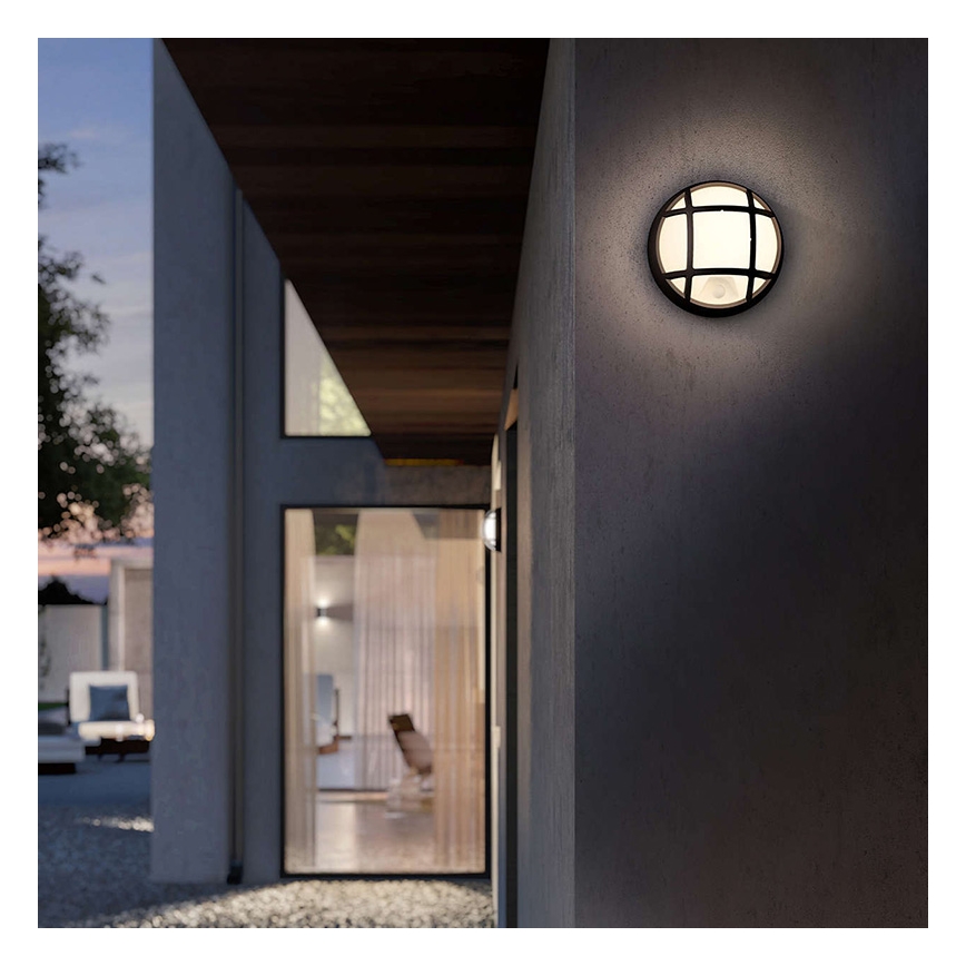 Philips 17319/30/16 - Udendørs LED væglampe med sensor EAGLE 1xLED/3W