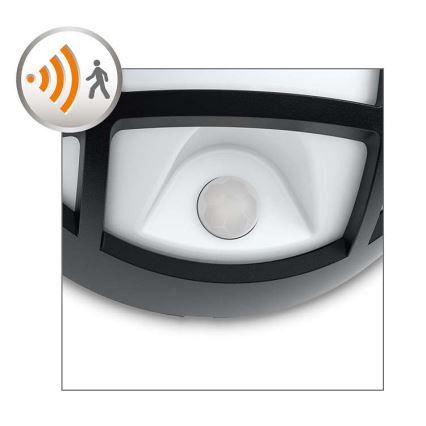 Philips 17319/30/16 - Udendørs LED væglampe med sensor EAGLE 1xLED/3W