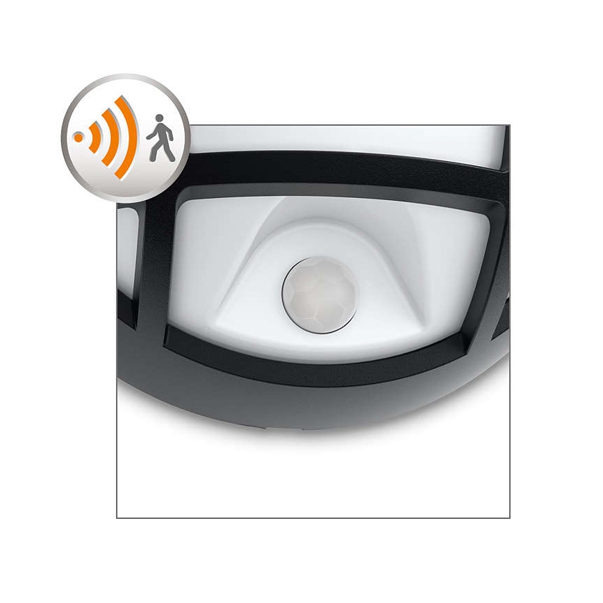 Philips 17319/30/16 - Udendørs LED væglampe med sensor EAGLE 1xLED/3W
