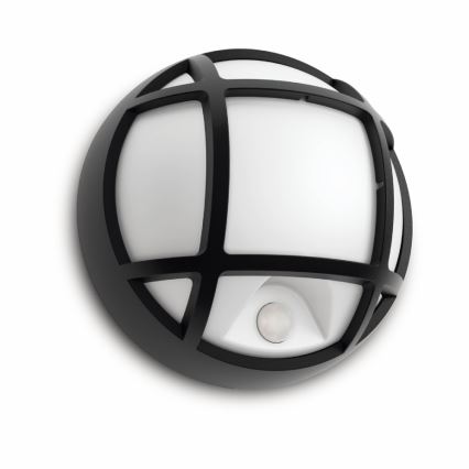Philips 17319/30/16 - Udendørs LED væglampe med sensor EAGLE 1xLED/3W