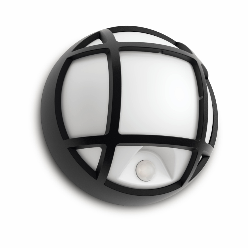 Philips 17319/30/16 - Udendørs LED væglampe med sensor EAGLE 1xLED/3W