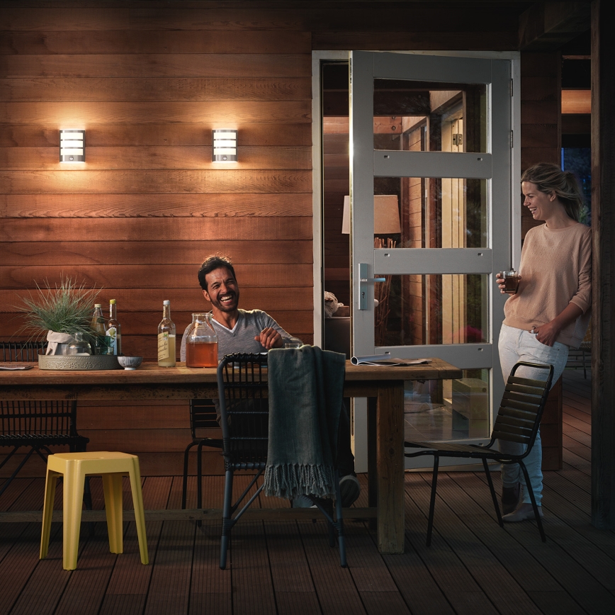 Philips - Udendørs sensorlampe LED/6W/230V IP44