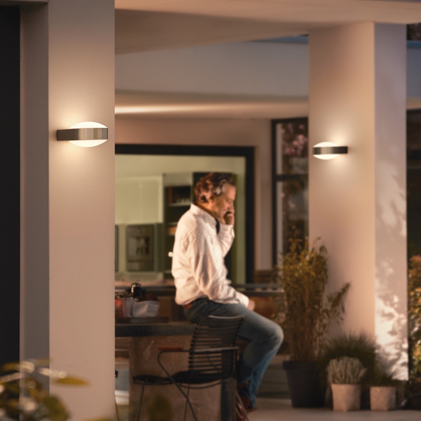 Philips - Udendørs væglys E27/42W IP44