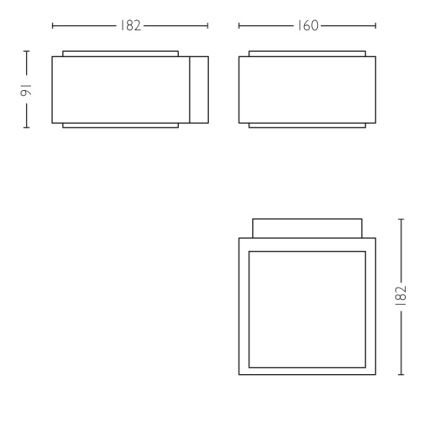 Philips - Udendørs væglampe 1xE27/42W/230V IP44