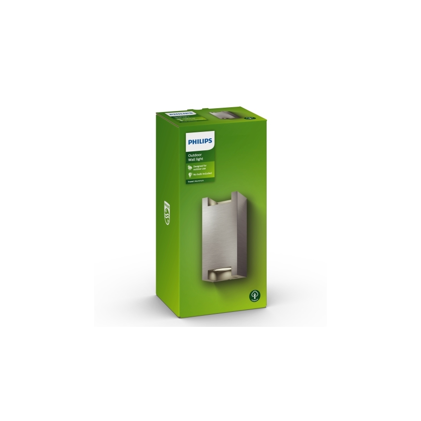 Philips - Udendørs væglampe 2xGU10/5W/230V IP44