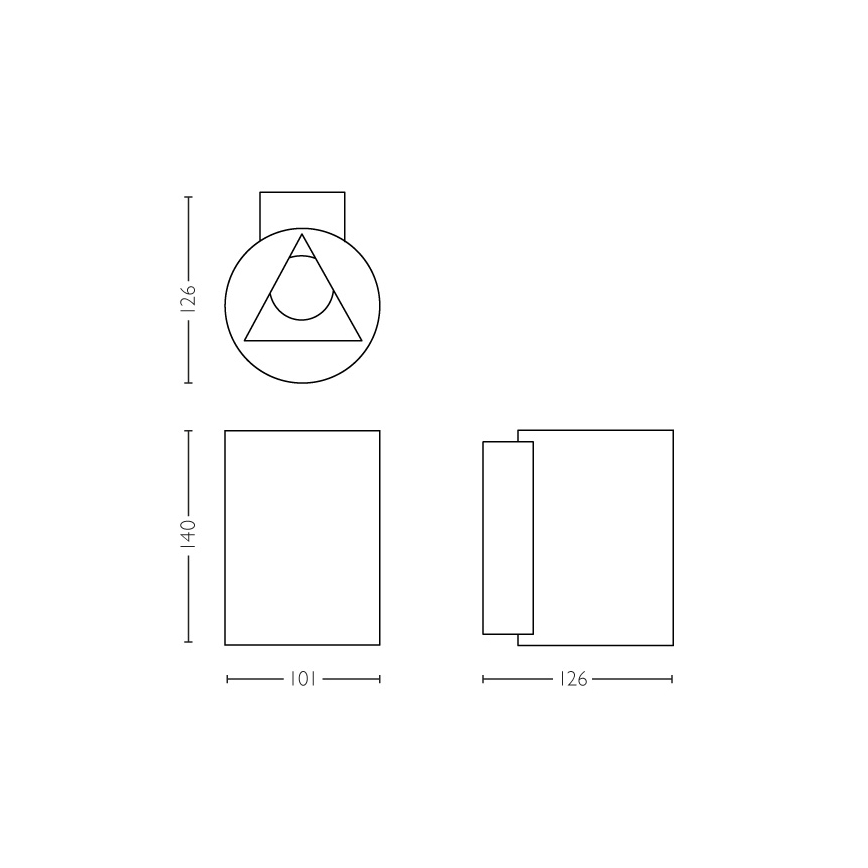 Philips - Udendørs LED væglampe 2xLED/4,5W IP44
