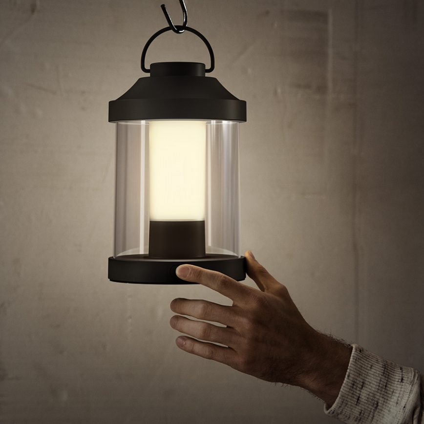 Philips 17360/30/P0 - LED bærbar haven lampe ABELIA LED/3W