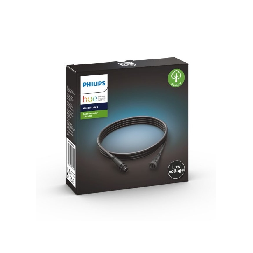 Philips - Udendørs forlængerledning Hue 2,5 m