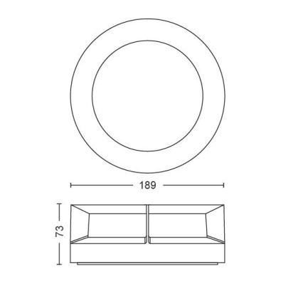 Philips - LED udendørslampe LED/12W/230V IP44