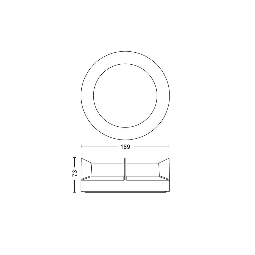 Philips - LED udendørslampe LED/12W/230V IP44