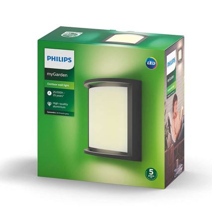 Philips - Udendørs LED væglampe LED/12W IP44