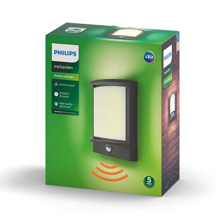 Philips - Udendørs LED væglampe LED/12W IP44