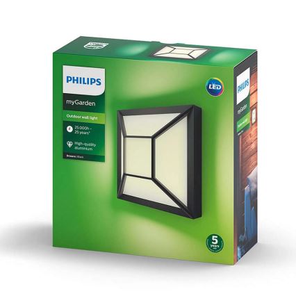 Philips - Udendørs LED væglampe LED/12W IP44