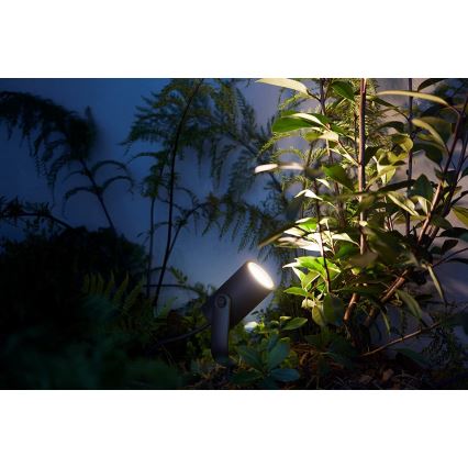 Philips – Basissæt LED udendørs spotlampe dæmpbar RGB Hue LILY LED/8W/230V IP65