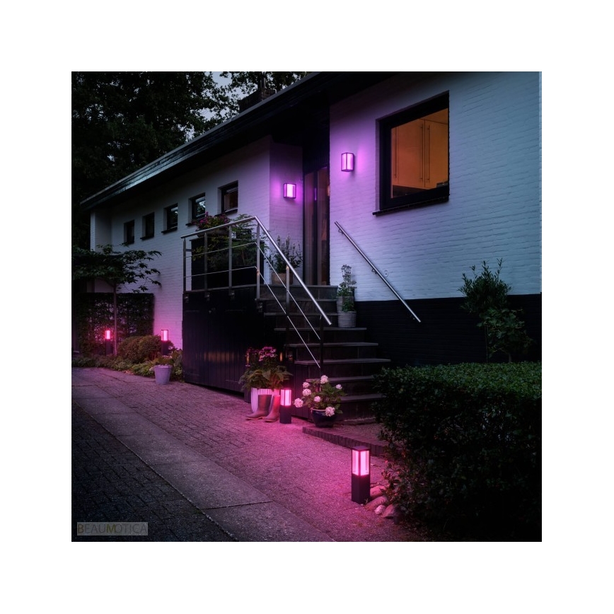 Philips - LED RGBW Dæmpbar udendørs lampe Hue IMPRESS LED/16W/230V 2000-6500K IP44