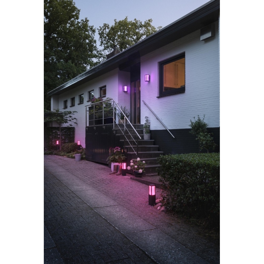 Philips - LED udendørslampe RGB-farver Hue IMPRESS 2xLED/8W/230V IP44