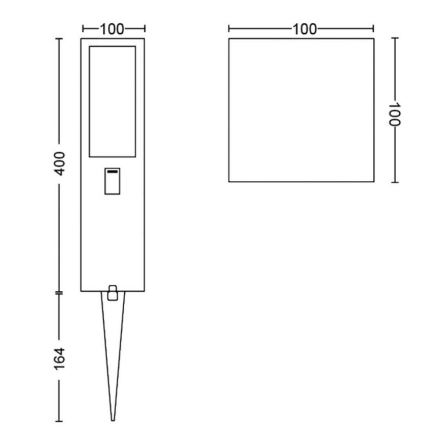 Philips - LED udendørslampe m. RGBW-farver dæmpbar Hue IMPRESS LED/16W/24V IP44
