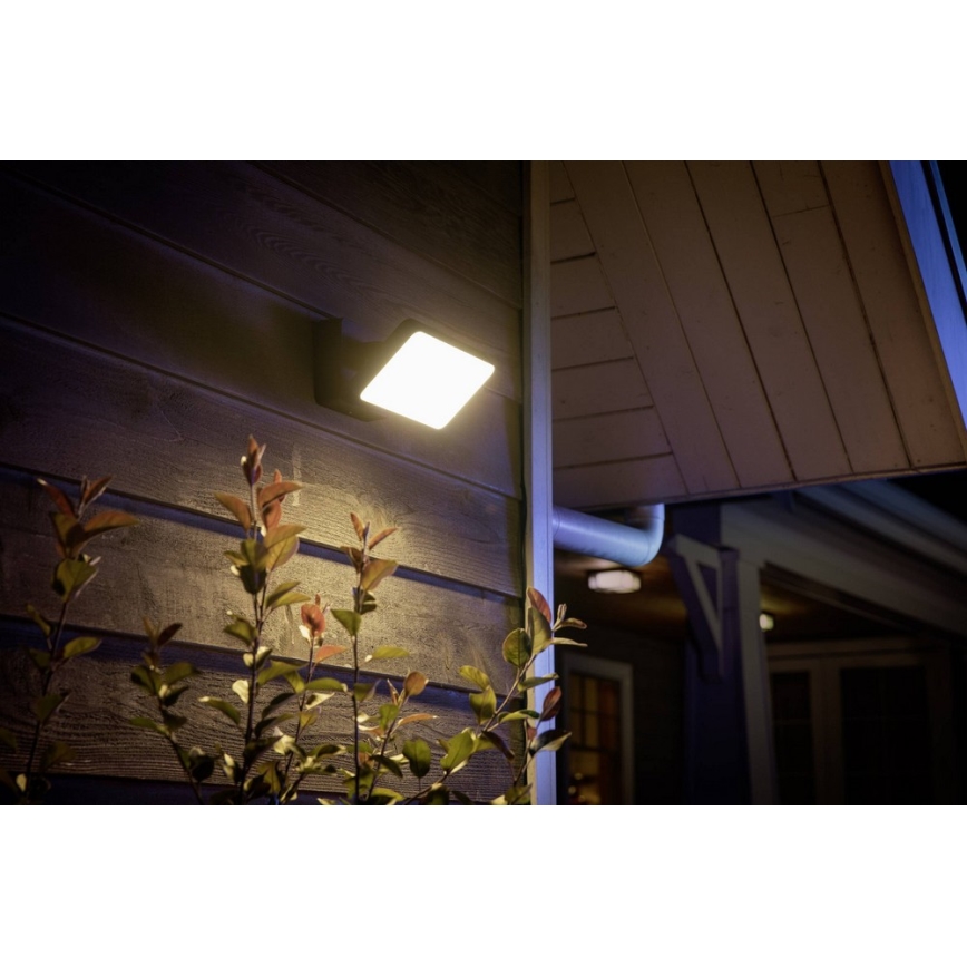 Philips - LED RGBW Dæmpbar udendørs reflektor Hue DISCOVER 2xLED/15W/230V 2000-6500K IP44