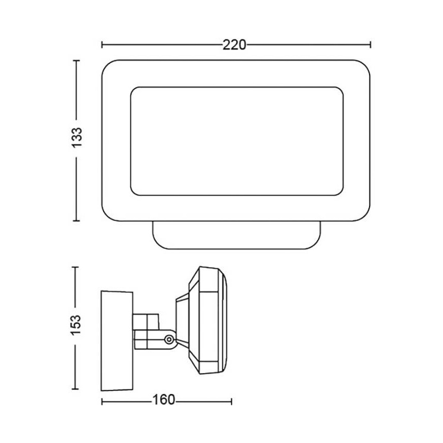 Philips - LED RGBW Dæmpbar udendørs reflektor Hue DISCOVER 2xLED/15W/230V 2000-6500K IP44