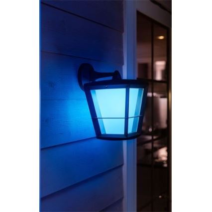 Philips - LED RGBW Udendørs væglampe dæmpbar Hue ECONIC LED/15W/230V 2000-6500K IP44