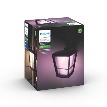 Philips - LED RGBW Udendørs væglampe dæmpbar Hue ECONIC LED/15W/230V 2000-6500K IP44