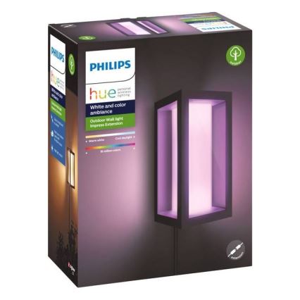 Philips - LED RGBW Udendørs væglampe dæmpbar Hue IMPRESS 2xLED/8W/24V 2000-6500K IP44