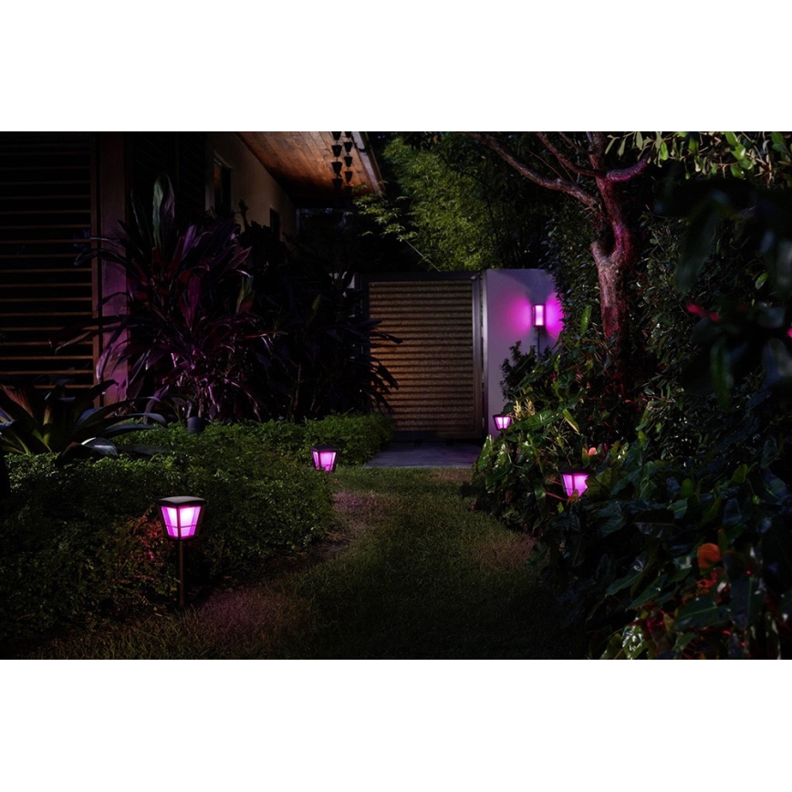 Philips - LED RGBW Udendørs væglampe dæmpbar Hue IMPRESS 2xLED/8W/24V 2000-6500K IP44