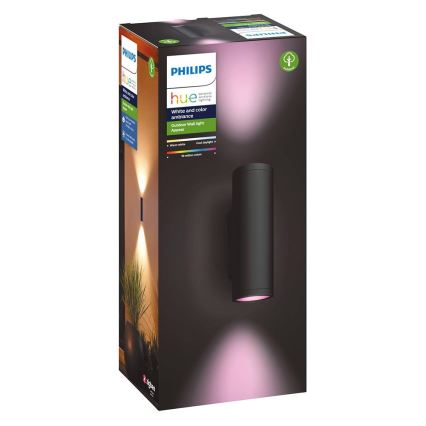 Philips - LED RGB Udendørslampe Hue APPEAR 2xLED/8W/230V IP44