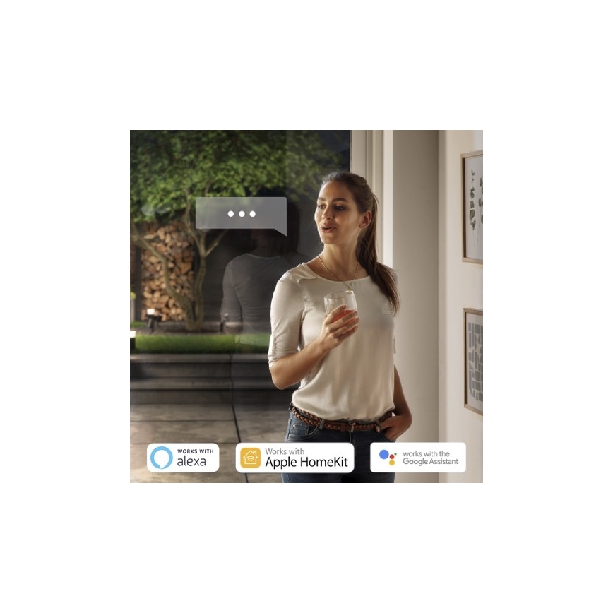 Philips - LED RGBW Udendørs væglampe dæmpbar Hue RESONATE 2xLED/8W/230V 2000-6500K IP44