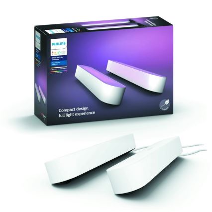 Philips - 2x LED bordlampe dæmpbar Hue PLAY LED/6W/230V hvid