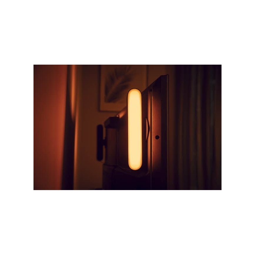 Philips - 2x bordlampe dæmpbar LED RGB Hue PLAY White And Color Ambiance LED/6W/230V