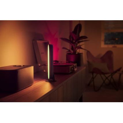 Philips - 2x bordlampe dæmpbar LED RGB Hue PLAY White And Color Ambiance LED/6W/230V