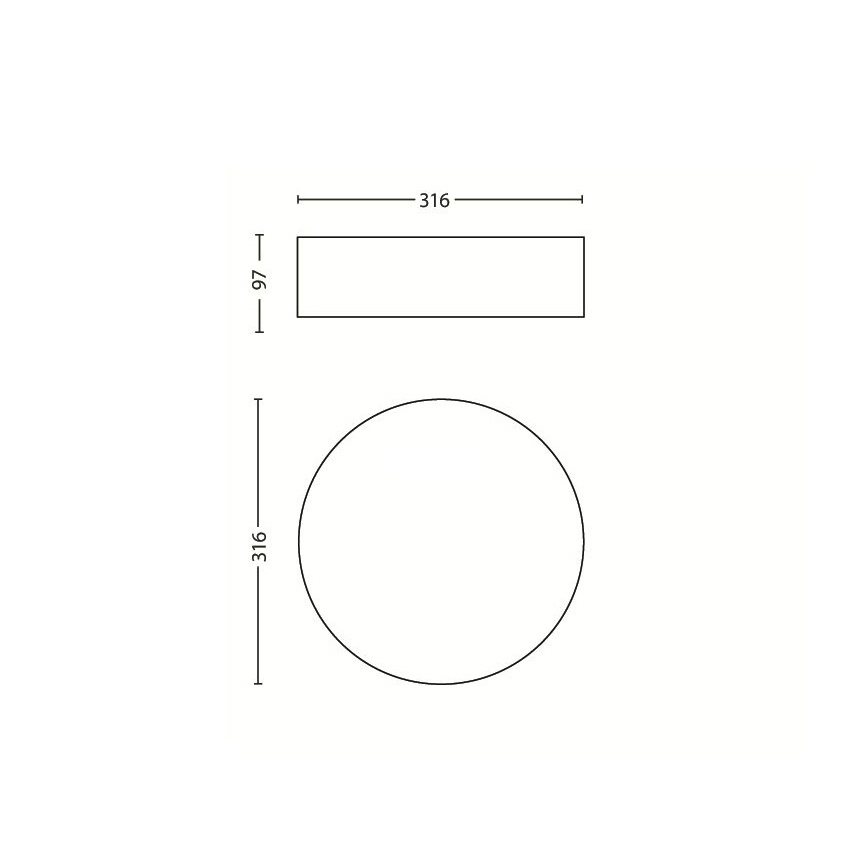 Philips - Loftlampe 2xE27/23W/230V